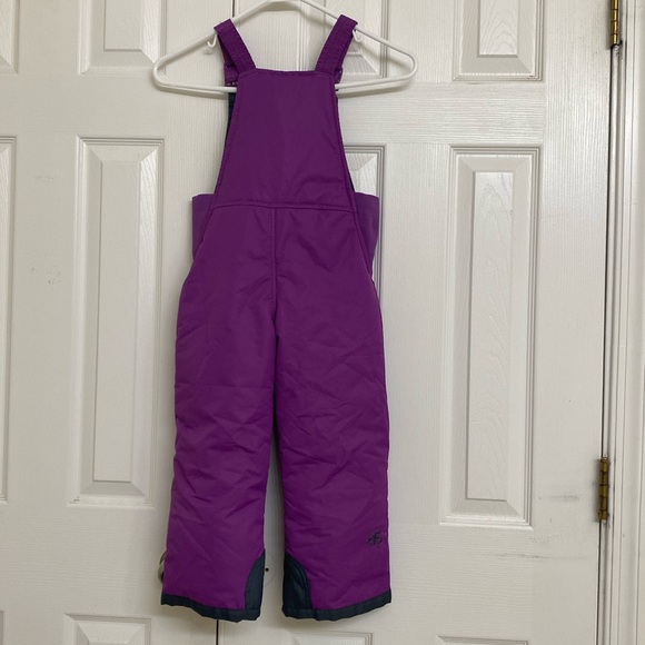 Toddler’s (Girls) Purple & Grey Arctix Snow Jumpsuit Size 4T - Picture 2 of 4